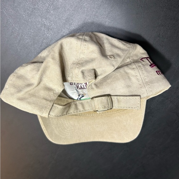 Vintage 1998 Golf Invitational Hat Cap Beige Adjustable Embroidered Headshots - Picture 5 of 9